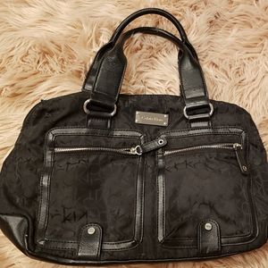 Calvin Klein Black Satchel with Lots of Pockets